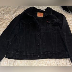 Levi’s black denim jacket